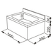 Umywalka 500x350x(h)220 mm Umywalka 500x350x(h)220 mm