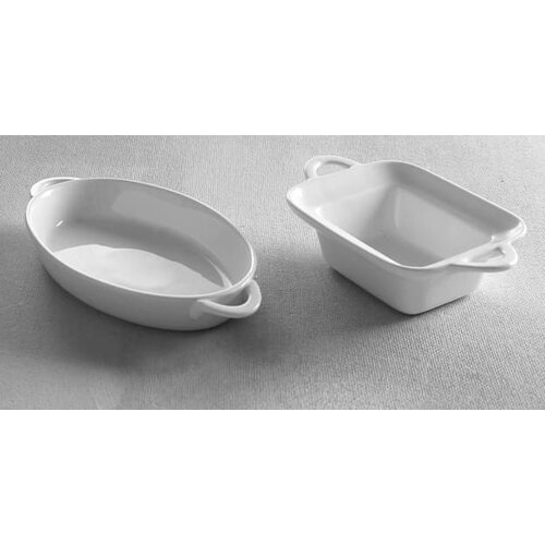 Hendi Półmisek owalny porcelana 215x140x35 mm Hendi Półmisek owalny porcelana 215x140x35 mm