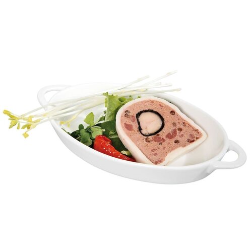 Hendi Półmisek owalny porcelana 215x140x35 mm Hendi Półmisek owalny porcelana 215x140x35 mm