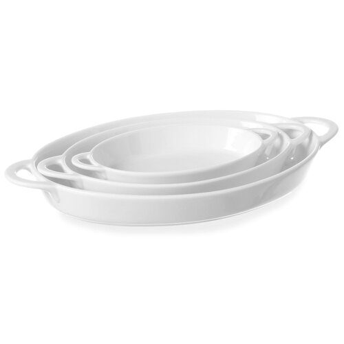 Hendi Półmisek owalny porcelana 165x105x30 mm Hendi Półmisek owalny porcelana 165x105x30 mm