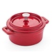 Hendi Garnek żeliwny emaliowany 0,2L, 130x100x(h)48mm, czerwony