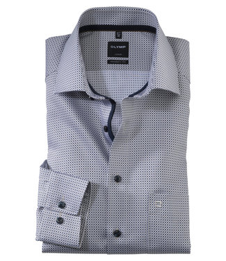 OLYMP OLYMP Modern  Fit  Beige Print 1381.74.28