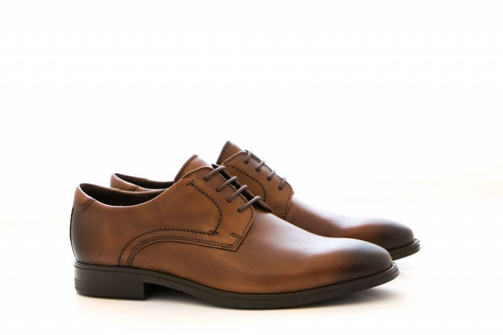 Ecco Herenschoenen Melbourne Amber - MET HOGE KORTING - Steenbergen Schoenen