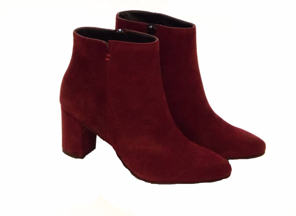 Paul Green Enkelaars Rubin Suede Hak - Steenbergen Schoenen