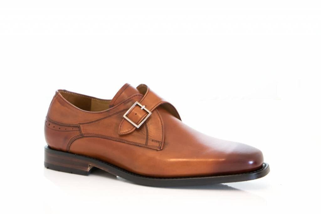 Van Bommel Van Bommel Buckle Dark Cognac Calf