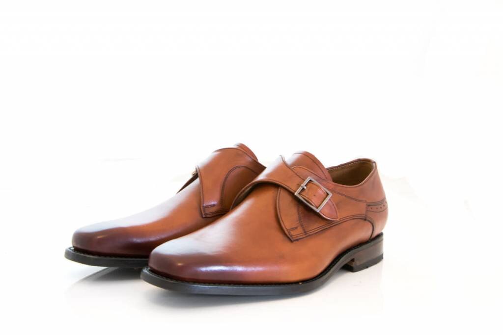 Van Bommel Van Bommel Buckle Dark Cognac Calf