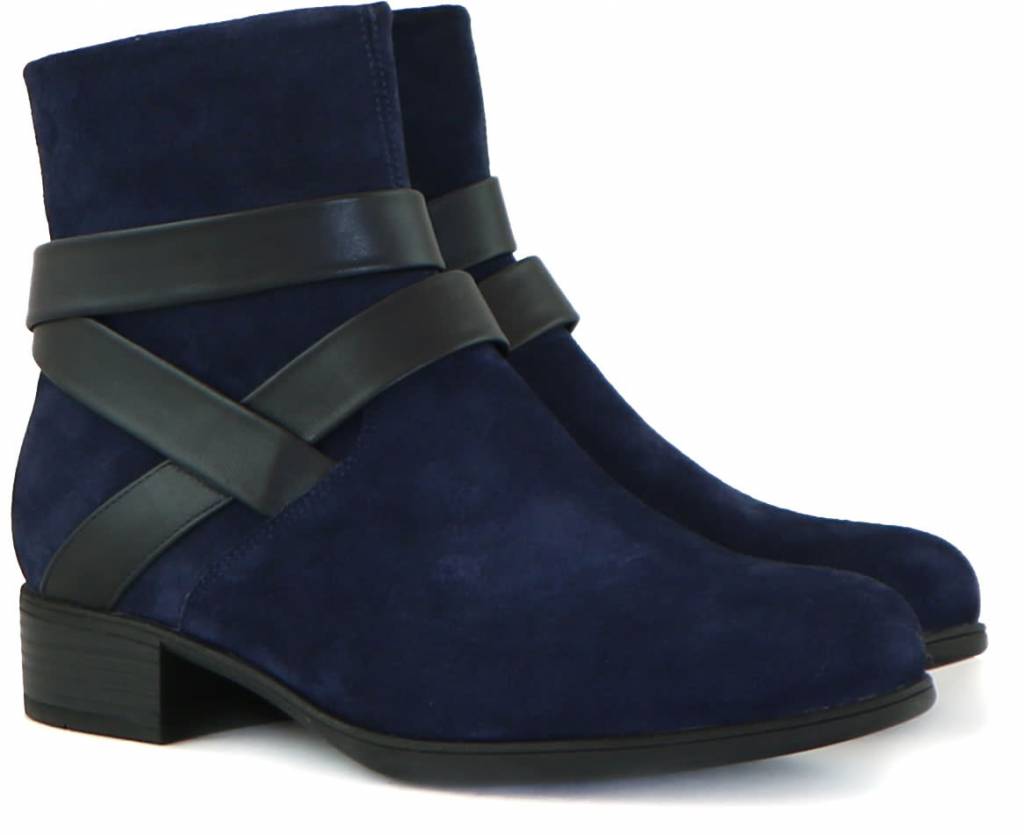 Onwijs Durea Enkellaars Blauw Suede - Steenbergen Schoenen Rijssen RP-46