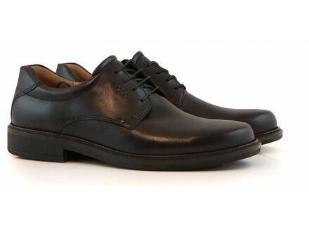 Ecco Ecco Veterschoen Zwart Leer Ecco Ecco Veterschoen Zwart Leer