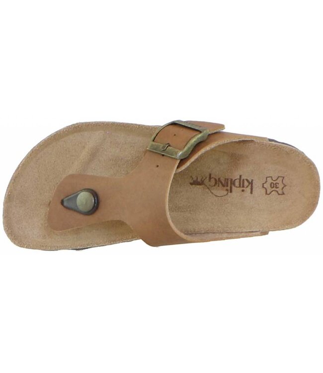 Kipling Flip-Flops Cognac