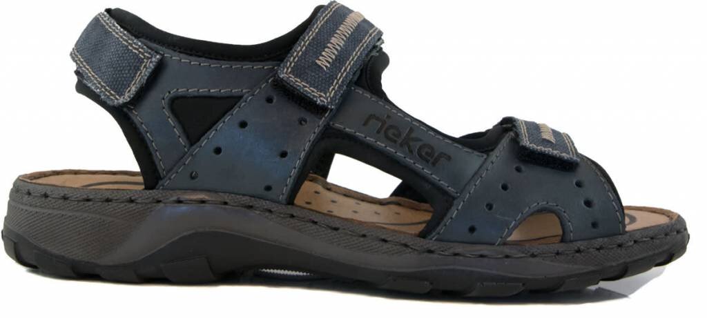 Rieker Rieker Sandalen Bond Tessu Blauw