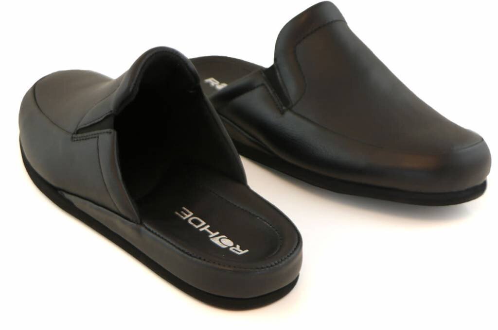 Rohde Slipper black leather