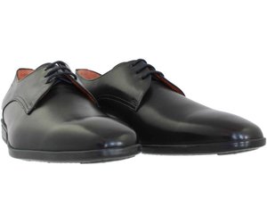Zwarte leren veterschoenen - Heren | MANFIELD