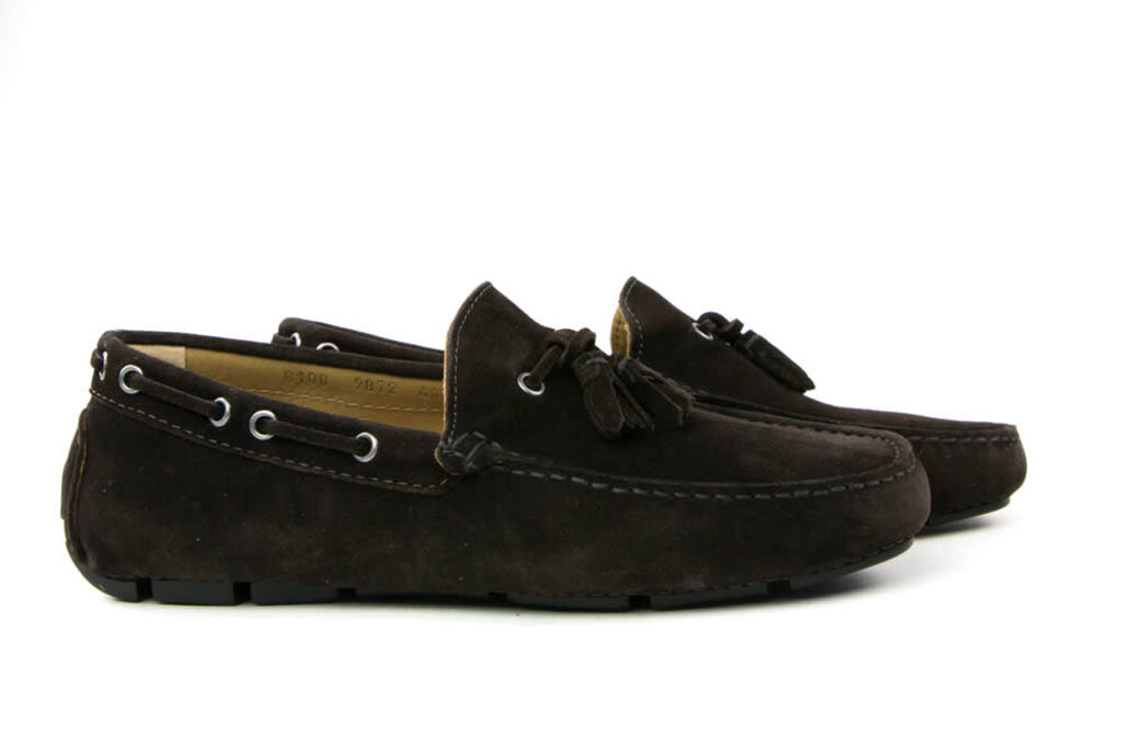 Manila Manila Loafers Kwast Bruin Suede