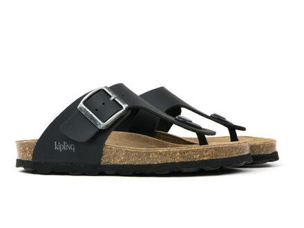 Kipling Kipling Teenslipper Juan 4 Black Kipling Kipling Teenslipper Juan 4 Black