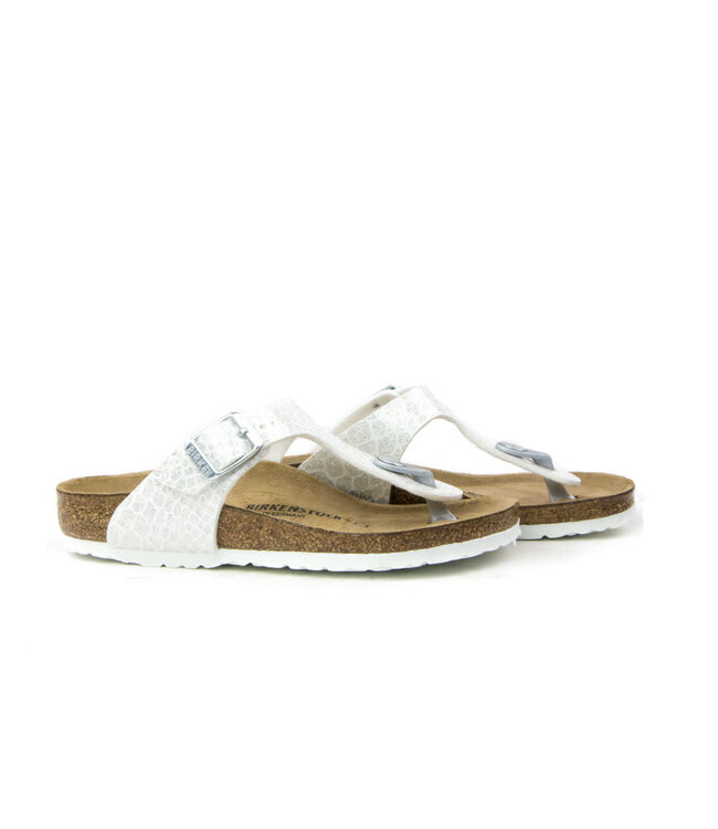 Birkenstock Gizeh Magic Snake White