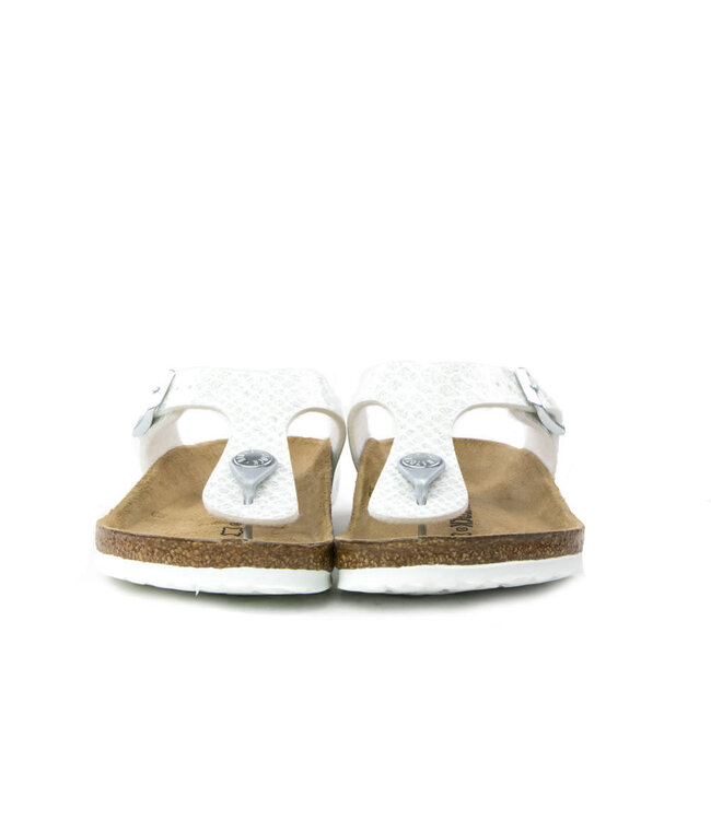 Birkenstock Gizeh Magic Snake White