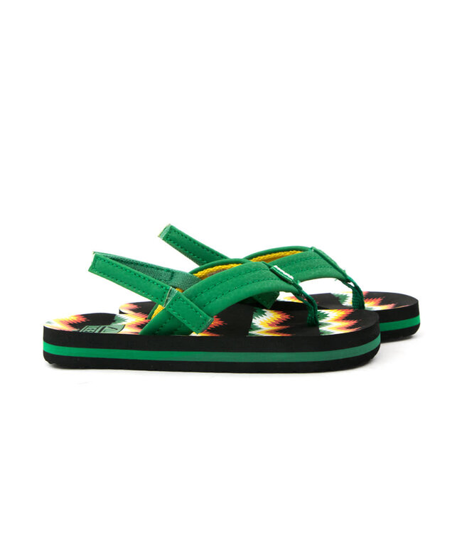 Reef Little Ahi Black Green