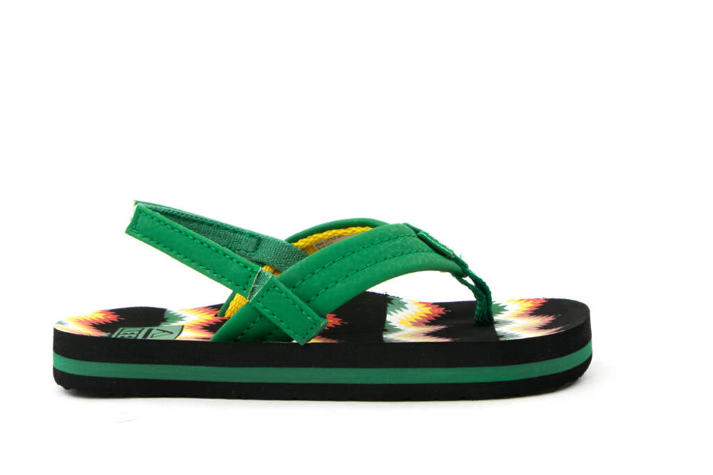 Reef Reef Flip-flop Little Ahi Black Green