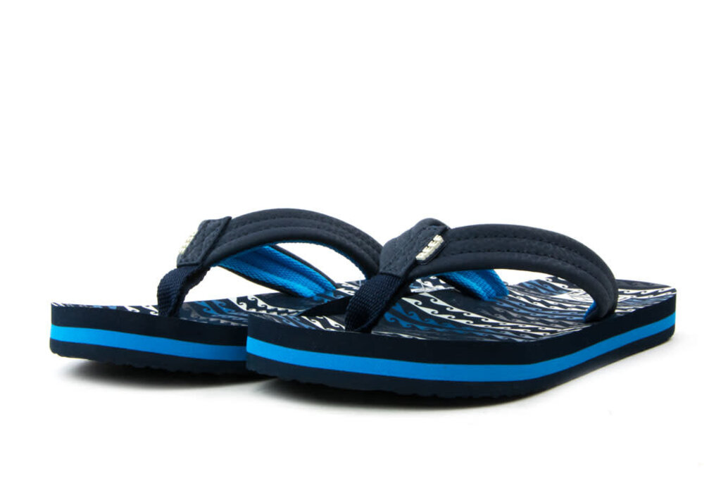 Reef Flip flops Kids Ahi Water Blue