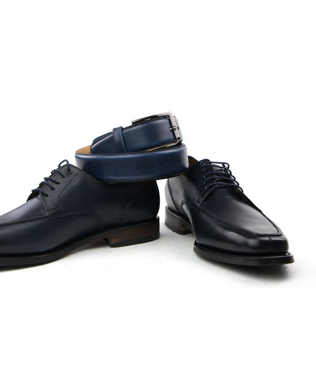 Van Bommel Veterschoen Donkerblauw