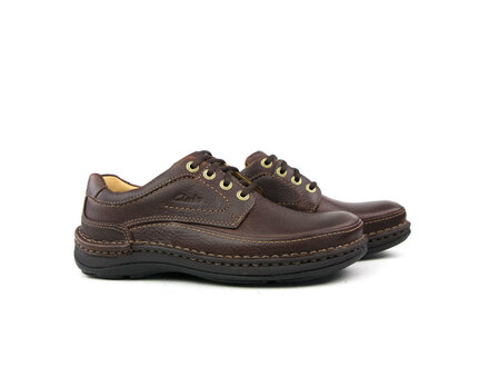 Clarks Clarks Nature Three Mahogny Leather