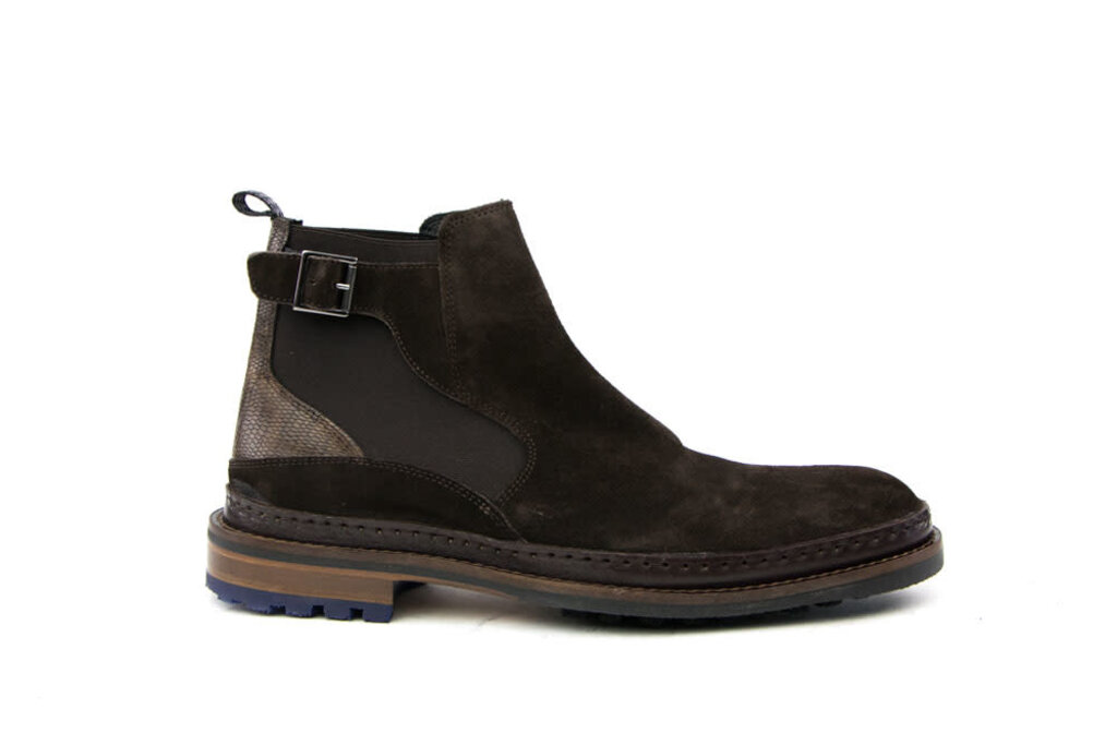 Floris van Bommel Floris van Bommel Chelsea Darkbrown Suede