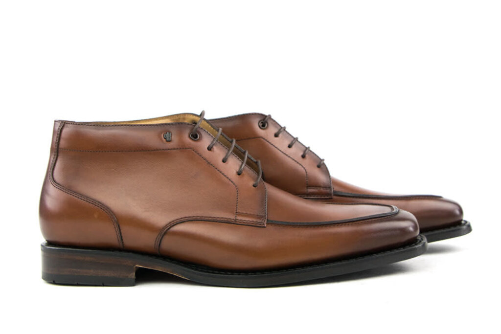 Van Bommel Van Bommel Hoge Veterschoen Cognac Calf