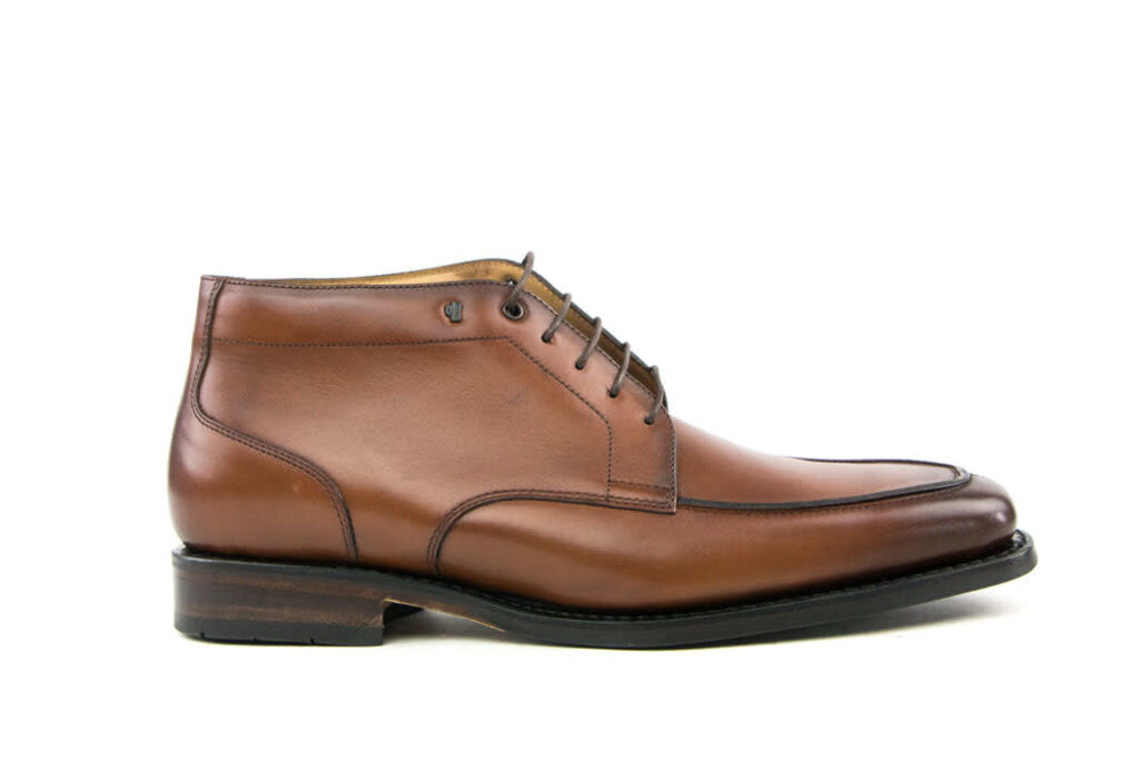 Van Bommel Van Bommel Hoge Veterschoen Cognac Calf