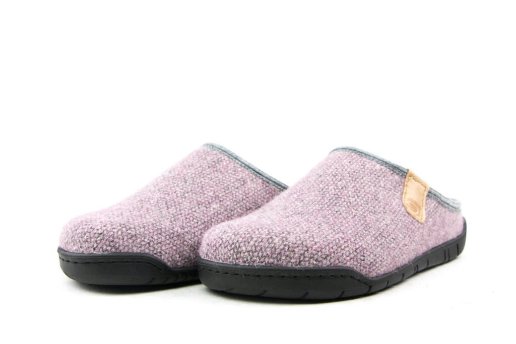 Rohde Rohde Slippers Felt Strick Pink