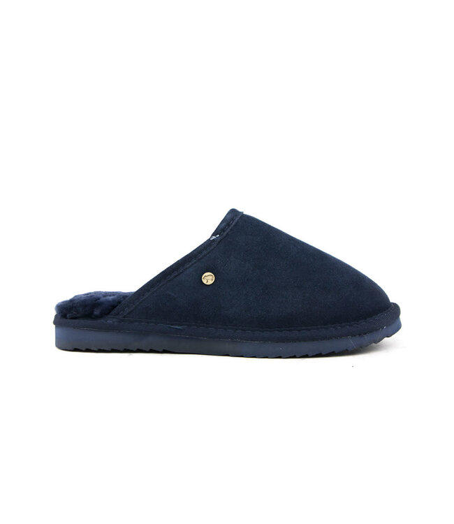 Warmbat Slippers Dark Blue Suède
