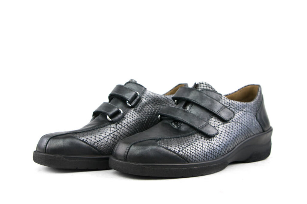 Solidus Solidus Klettschuhe Hedda Perlato Python Antraciet J