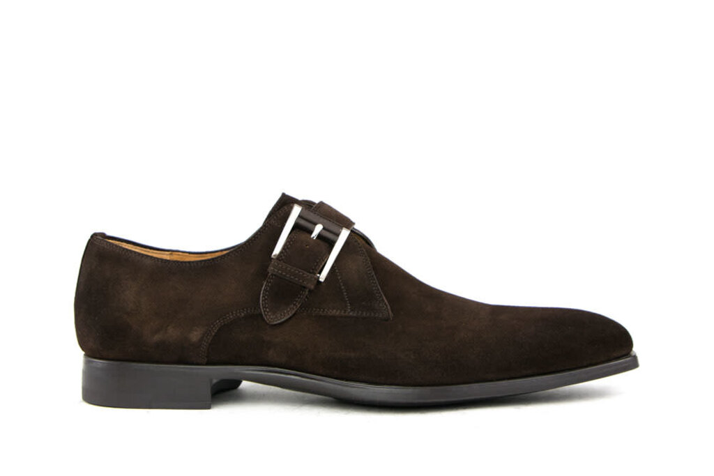 Magnanni Magnanni Gesp Schoen Crostidifu Bruin Suede