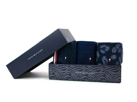 Tommy Hilfiger Tommy Hilfiger Giftbox Lurex Blue Combi Tommy Hilfiger Tommy Hilfiger Giftbox Lurex Blue Combi