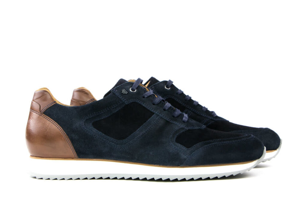 Van Bommel Van Bommel Sneakers Dark Blue Suede