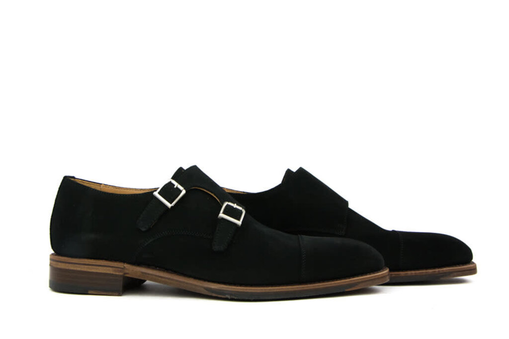 Berwick Berwick Monk Straps  Superbuck Black Negro