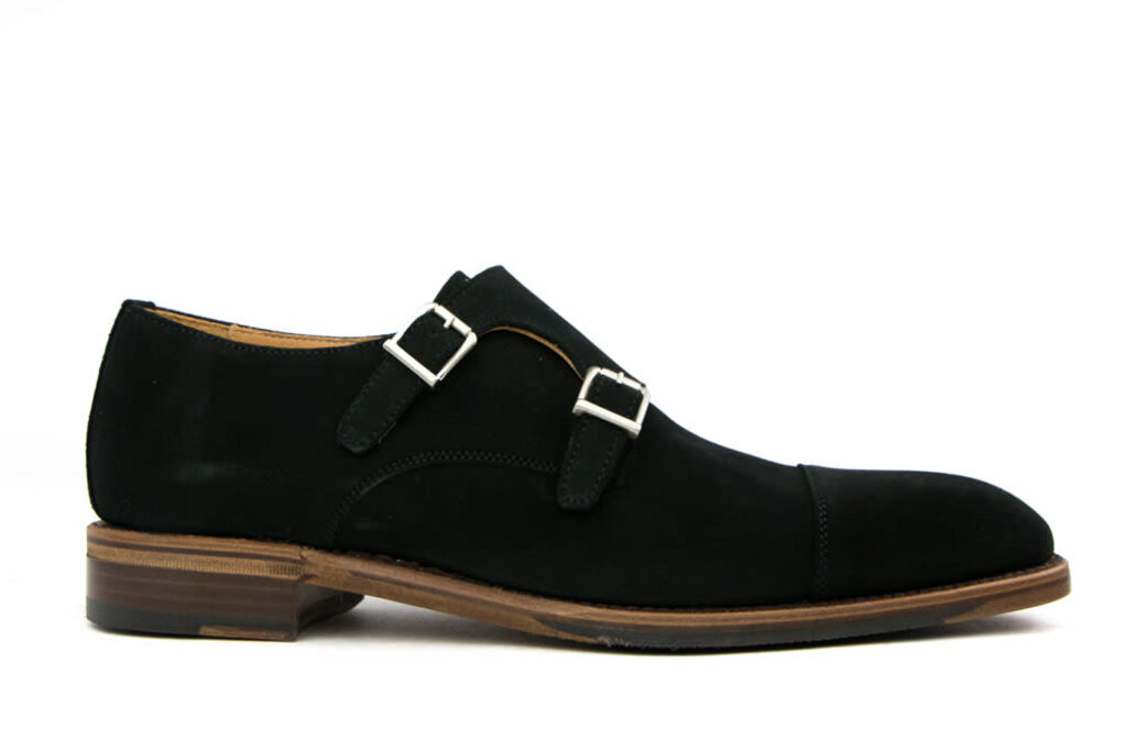 Berwick Berwick Monk Straps  Superbuck Black Negro