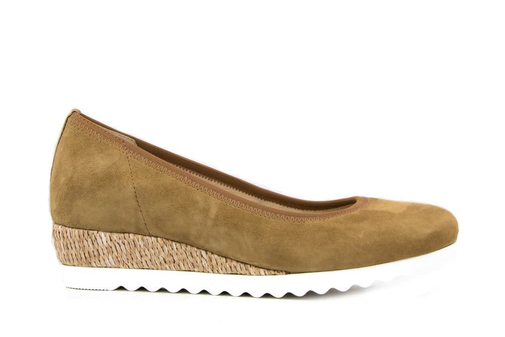 Gabor Pump Sleehak Sattel Suede - Steenbergen Schoenen