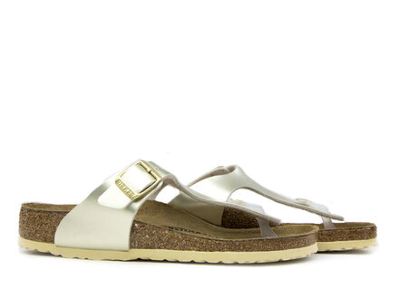 Birkenstock Birkenstock Gizeh Electric Metallic Gold Birkenstock Birkenstock Gizeh Electric Metallic Gold