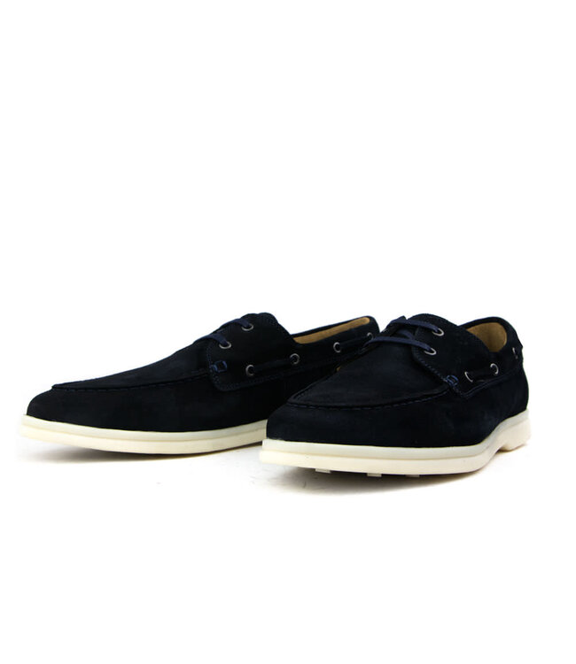 Van Bommel Bootsschuh Donkerblauw Suede