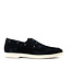 Van Bommel Boat Shoe Dark Blue Suede