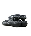 Durea Sandals Black White Pixel Leopard H-width