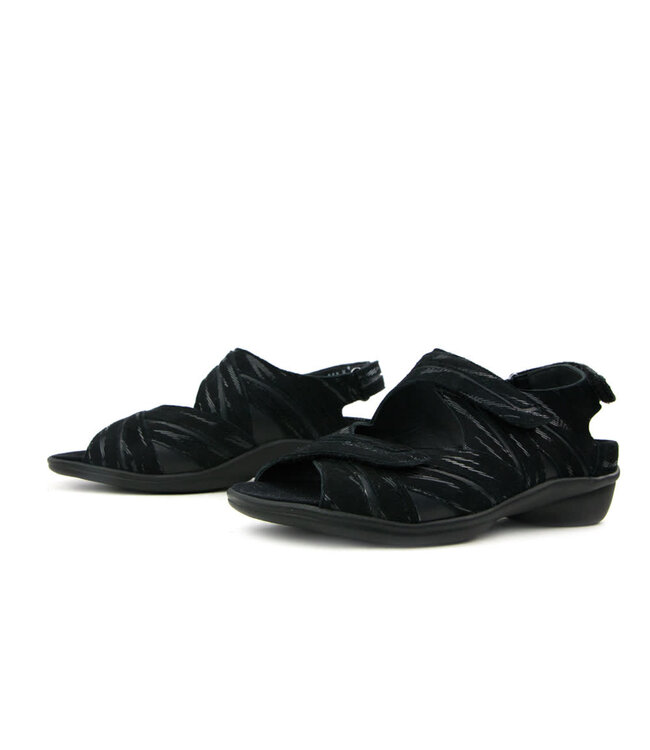 Durea Sandalen Zwart Fern H-leest