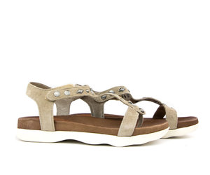 Pitt Sandaal Taupe - Steenbergen Schoenen