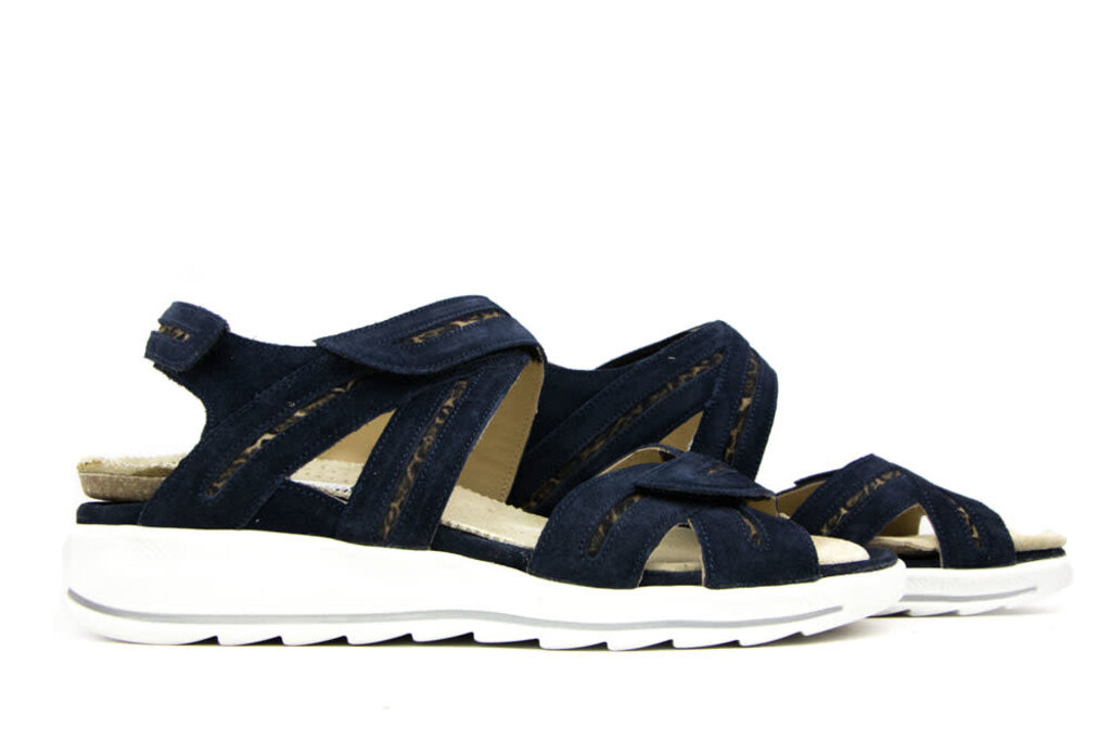 Durea Durea Sandals Pixel Dark Blue Suede H-width