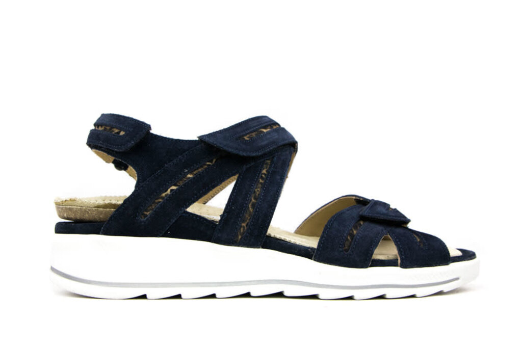 Durea Durea Sandals Pixel Dark Blue Suede H-width