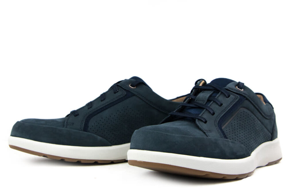 Clarks Clarks Schnürschuhe Un Trail Form Navy Nubuck