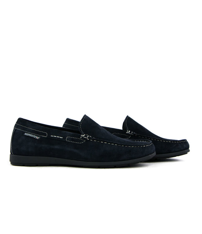 Mephisto Loafers Algoras Jeans Blauw