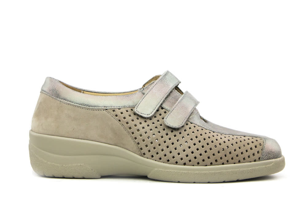Solidus Klittenband Schoen Hedda Taupe - Gratis Verzending - Steenbergen  Schoenen