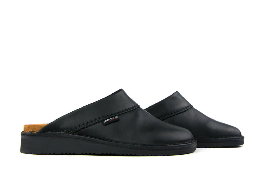 Amako Amako Swedish Slipper Black