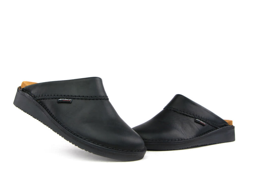 Amako Amako Swedish Slipper Black